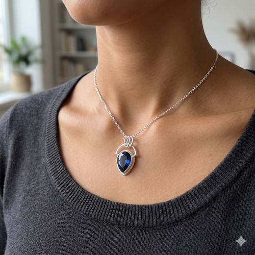 Ciondolo moglie fine - , argento