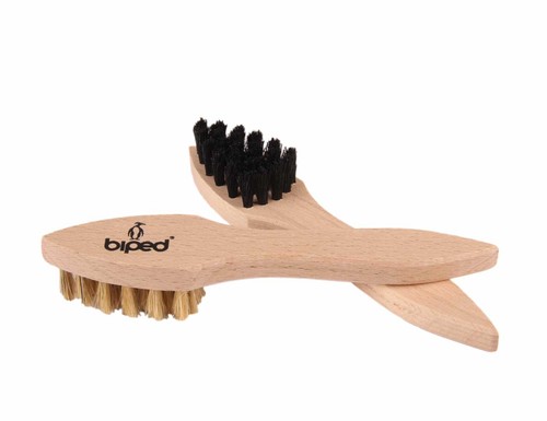 Spazzola per scarpe legno - scarpe, in