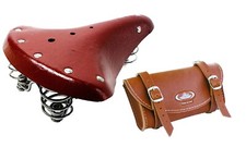 SELLA VINTAGE (NO MONTEGRAPPA) + BORSELLO PORTA OGGETTI (MONTEGRAPPA) SIMILCUOIO