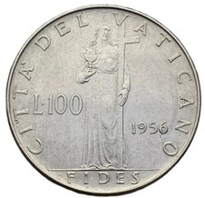 100 LIRE 1956 - CITTÀ DEL