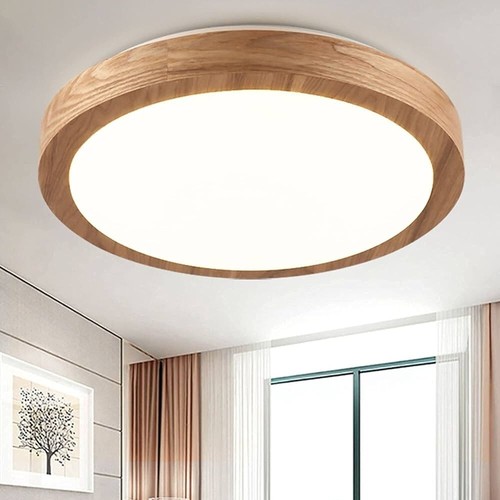 Plafoniera moderna tava wood - moderna,