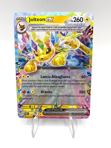 Carta pokemon jolteon - carta,