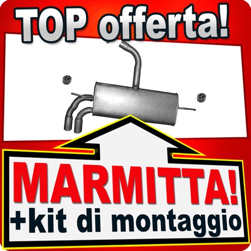 Silenziatore posteriore per - posteriore, vw
