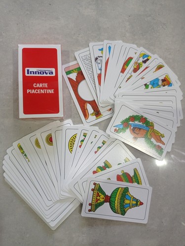 Carte gioco piacentine con - carte, da