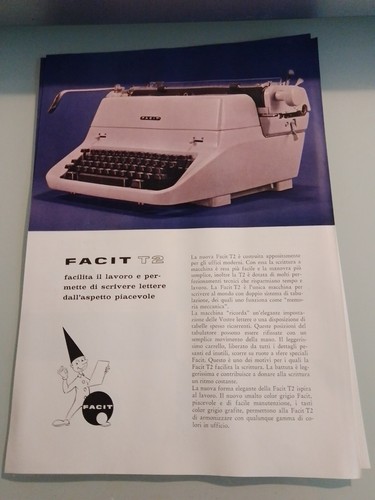 1960 facit macchina da - ,