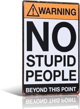 Targa warning  attenzione no