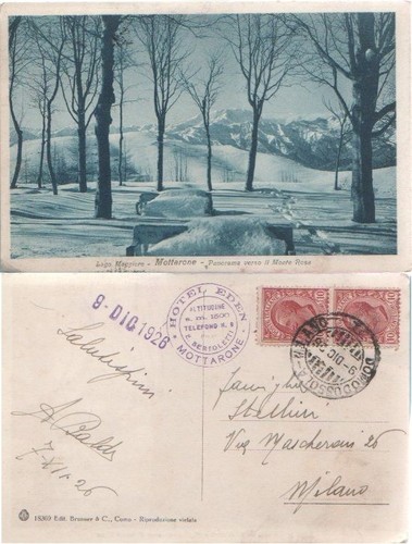Cartolina lago maggiore - lago,
