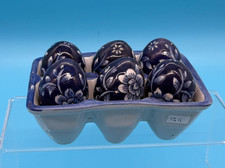 6 Porcelain Eggs In Porcelain