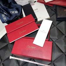 Cartier Scatola Rigida Vuota Occhiali Scatola Portaoggetti Carta Rosso