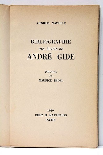 Bibliographie des écrits - , de