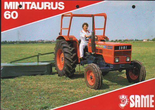 Scheda brochure trattore same - brochure,