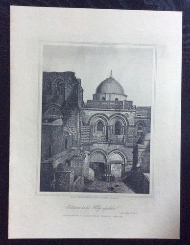 1870ca entrance holy sepulchre - 1870ca,