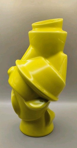 Vaso giallo astratto muuto - giallo,