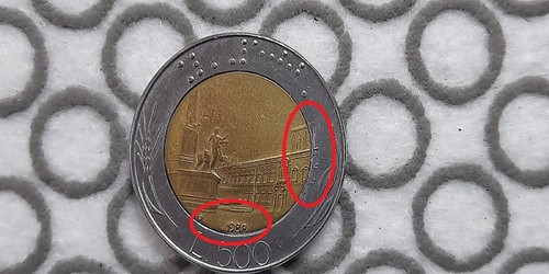 Monete italiana 500 lire - 3,