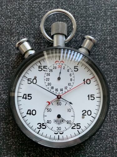 Cronometro vintage heuer 58mm - vintage,