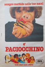Pubblicità Advertising Werbung Italian Clipping 1977 BAMBOLA PACIOCCHINO GIG .
