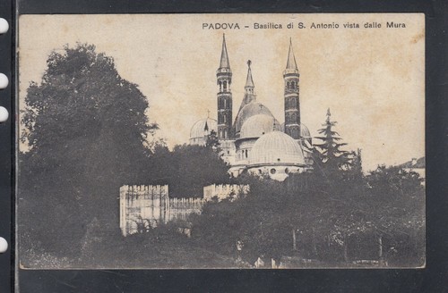 Cartolina padova basilica - padova,
