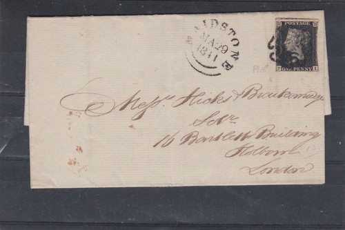 1840 penny black full - gb,