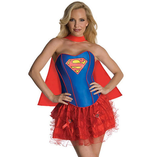 Costume supergirl rosso donna - supergirl,