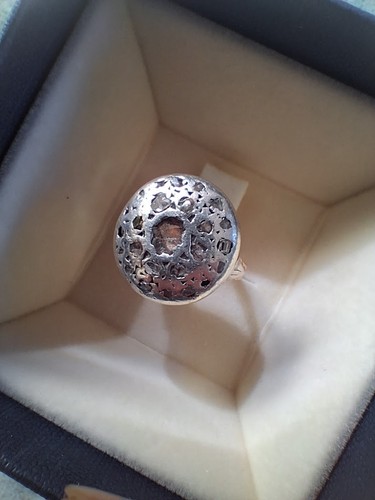 Anello antico toppa tonda - ,