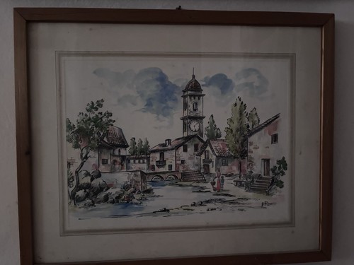 Quadro dipinto olio - olio, tela