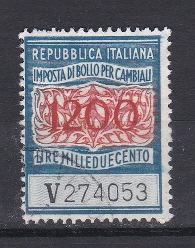 Italia 1963 marca da - -,