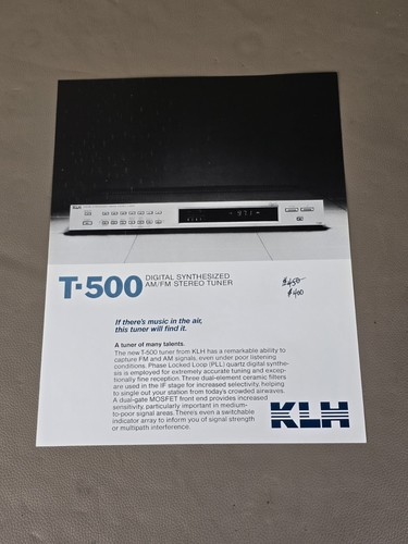 Klh sintonizzatore stereo - sintonizzatore,