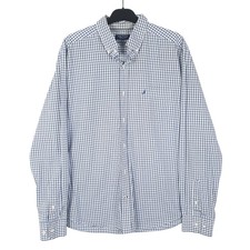 Nautica camicia blu quadri - blu,