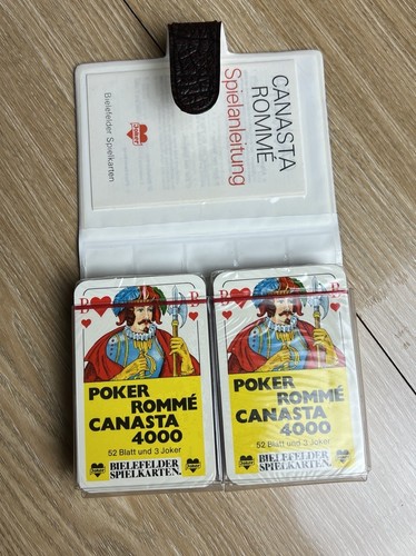 Carte gioco romme canasta - da,