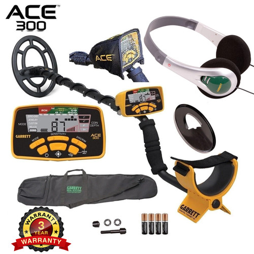 Garrett ace 300 metal detector - metal,