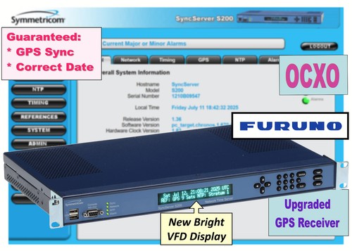 Symmetricom syncserver s200 - symmetricom,