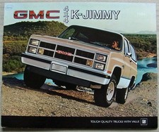 GMC 4x4 K JIMMY SUV Brochure