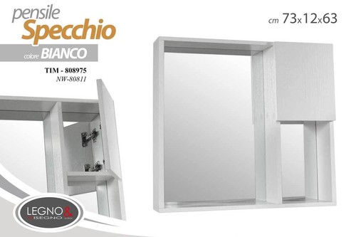 Specchio bagno parete - bagno, da