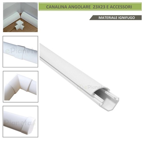 Canalina angolare 23x23 mm - 2m,