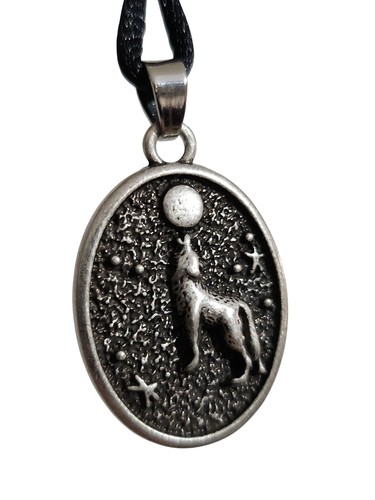 Collana lupo urlante ciondolo - collana,