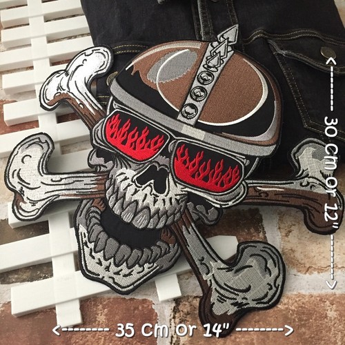 Viking warrior skull - skull, cross