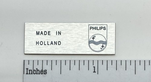 Distintivo giradischi philips - distintivo,
