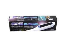 SPAZZOLA SUPER EZ adatta per peli di cani e gatti spazzola per peli di animali domestici bianca