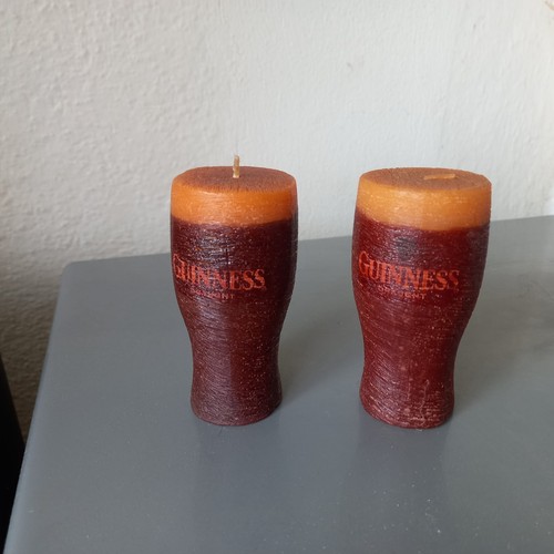 Guinness candele bicchieri
