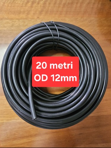 Metri tubo 12mm nero pe - metri,