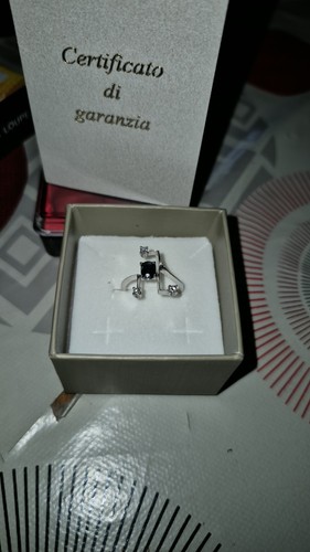 Anello oro con - 18, zaffiro