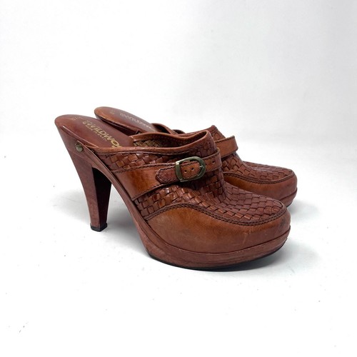Zoccoli vintage pelle - in,