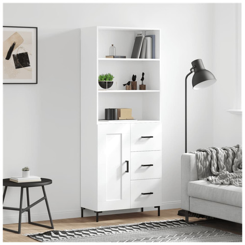 Credenza bianco legno - credenza,
