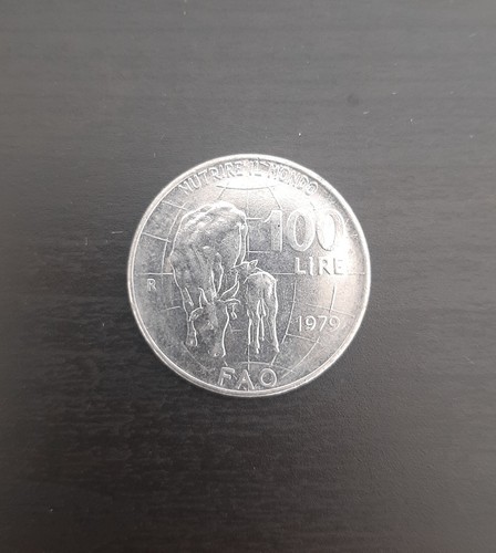 Moneta 100 lire 1979 fao - moneta,