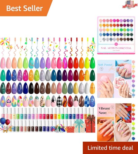 Vibrant color gel nail - gel,