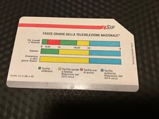 Italia scheda telefonica 1114A FASCIA ORARIA tecnicard system magnetizzata