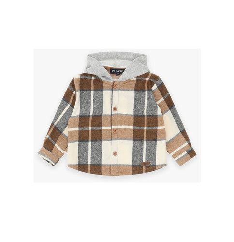 Please camicia scacco bambino - please,