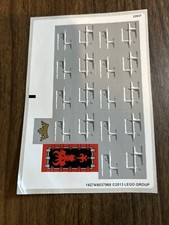 Sticker Sheet from Lego Set