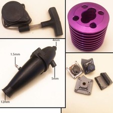 RICAMBI MODELLI A SCOPPIO RC KYOSHO MARMITTA TESTATA PIASTRE MOTORE STRAPPINO