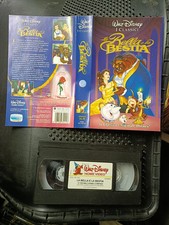 vhs disney La bella e la bestia 